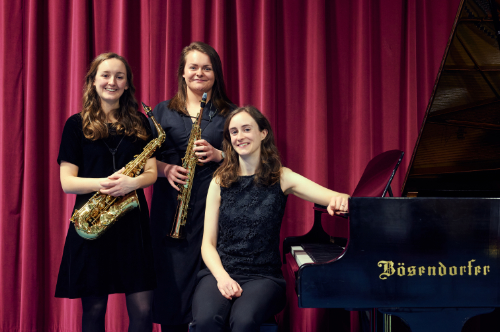 The Kassia Trio featured with their instuments